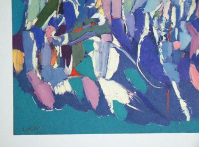 André LANSKOY (after) - Ville fantôme, 1960 - Offset lithography signed 2