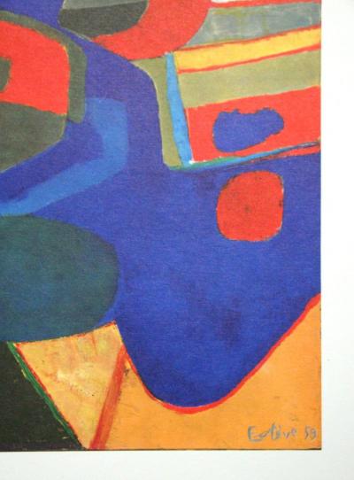 Maurice Esteve (d’après) - Tricornu, 1961 - Lithographie offset signée et datée 2