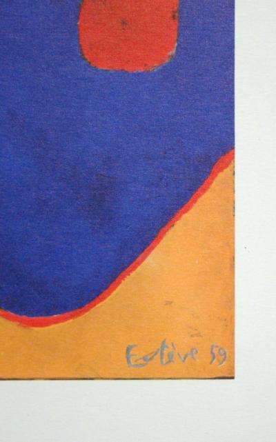 Maurice Esteve (d’après) - Tricornu, 1961 - Lithographie offset signée et datée 2