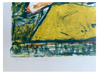 François Desnoyer - La sieste - Lithoraphie originale signée , Epreuve d’artiste 2