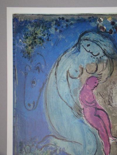 Marc CHAGALL (d’après) - Quai aux fleurs, 1981 - Tirage offset signé 2