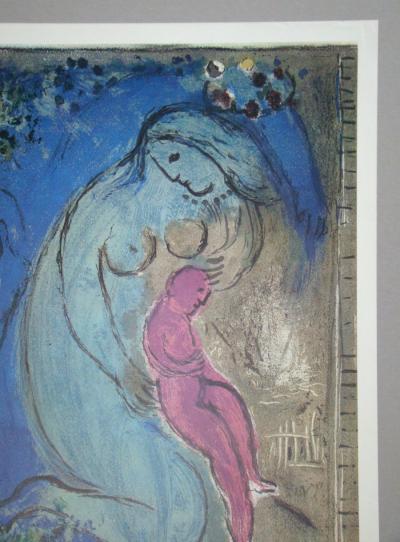 Marc CHAGALL (d’après) - Quai aux fleurs, 1981 - Tirage offset signé 2