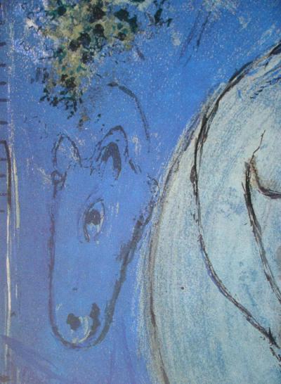 Marc CHAGALL (d’après) - Quai aux fleurs, 1981 - Tirage offset signé 2