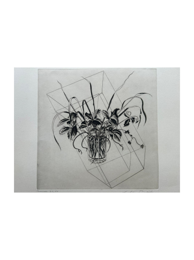 Michel Beret - Strawberries - Original engraving, signed and titled 2