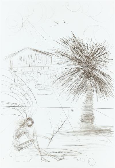 Salvador DALI : Mission Dolores - Gravure originale signée