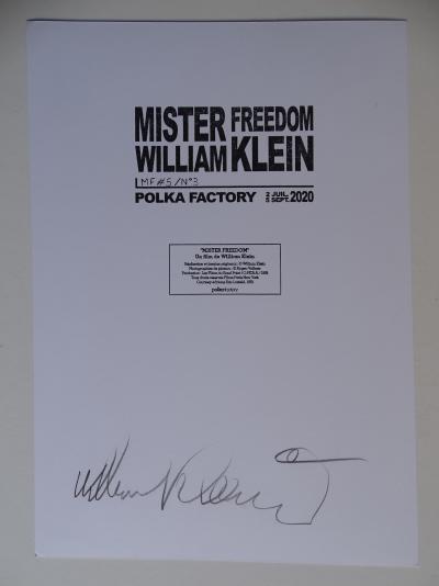 William Klein - Mister Freedom, 2020  - Photography hand signed 2