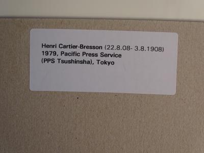 Henri Cartier-Bresson - Academician on his way to Nôtre-Dame, Paris, 1979 - Photolithograph 2