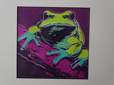 Andy Warhol - Frog , from Endangered Species -  1987, serigrahy 2
