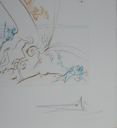 Salvador Dali - Paradis Perdu : L’arbre de la connaissance, 1974 - Gravure originale signée 2