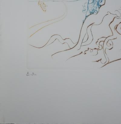 Salvador Dali - Paradis Perdu : L’arbre de la connaissance, 1974 - Gravure originale signée 2
