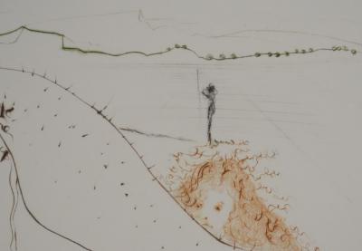 Salvador Dali - Décaméron : Le tonneau, 1972 - Gravure originale signée 2