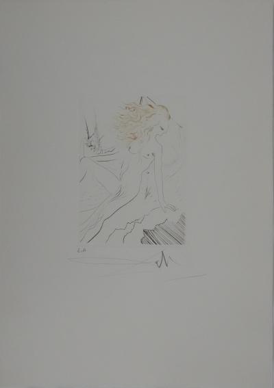 Salvador Dali - Décaméron : La fiancée du roi de Garbe, 1972 - Gravure originale signée 2