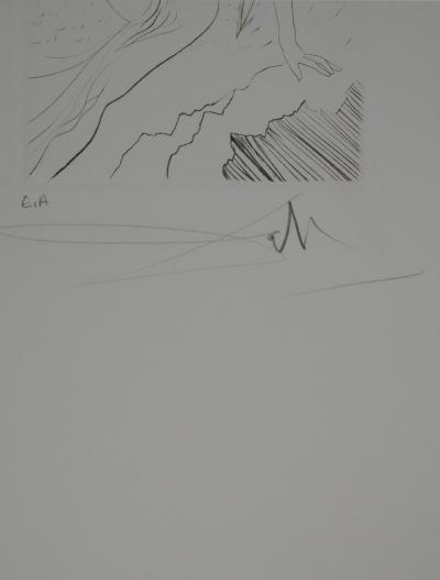 Salvador Dali - Décaméron : La fiancée du roi de Garbe, 1972 - Gravure originale signée 2