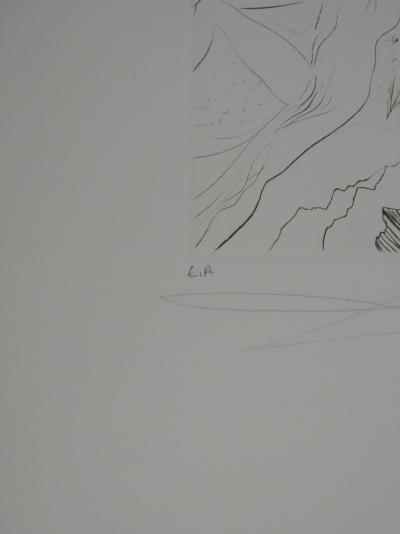 Salvador Dali - Décaméron : La fiancée du roi de Garbe, 1972 - Gravure originale signée 2