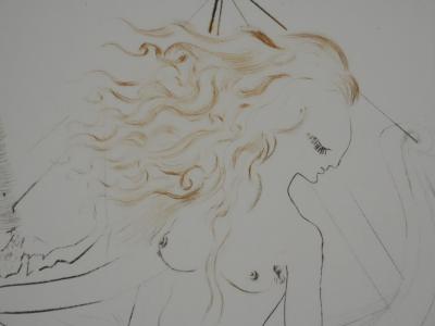 Salvador Dali - Décaméron : La fiancée du roi de Garbe, 1972 - Gravure originale signée 2
