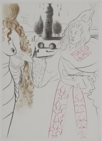 Salvador Dali - Décaméron : La femme adultère, 1972 - Gravure originale signée 2