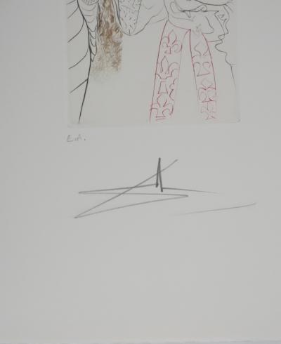 Salvador Dali - Décaméron : La femme adultère, 1972 - Gravure originale signée 2