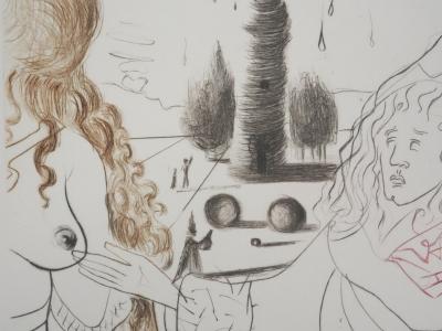 Salvador Dali - Décaméron : La femme adultère, 1972 - Gravure originale signée 2