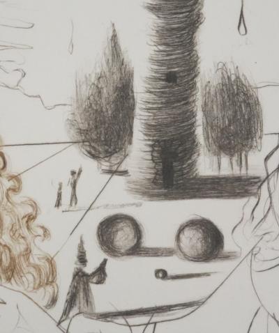 Salvador Dali - Décaméron : La femme adultère, 1972 - Gravure originale signée 2