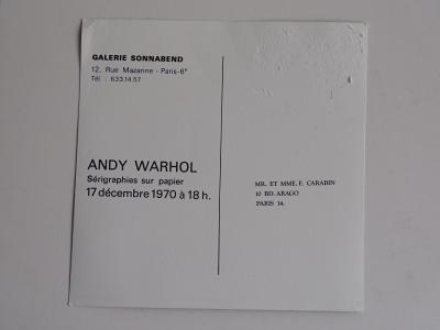 Andy Warhol - Fleurs, 1970, Lithographie offset signée 2
