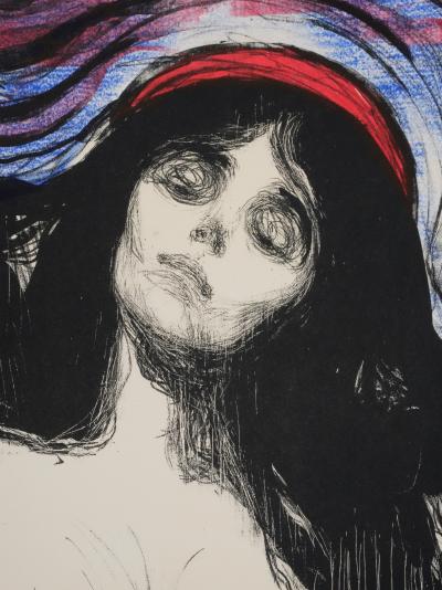 Edvard MUNCH : La Madone, Lithographie signée 2