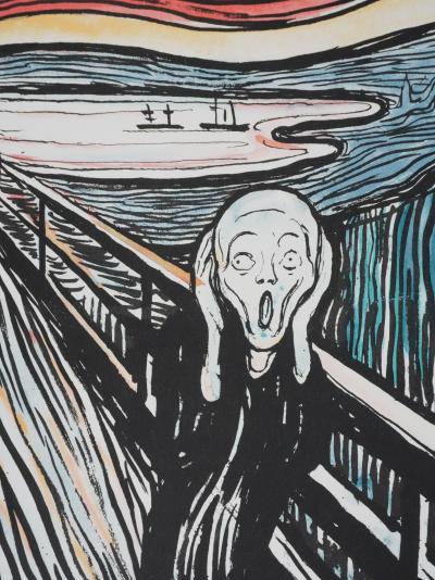Edvard MUNCH : Le Cri, Lithographie signée 2