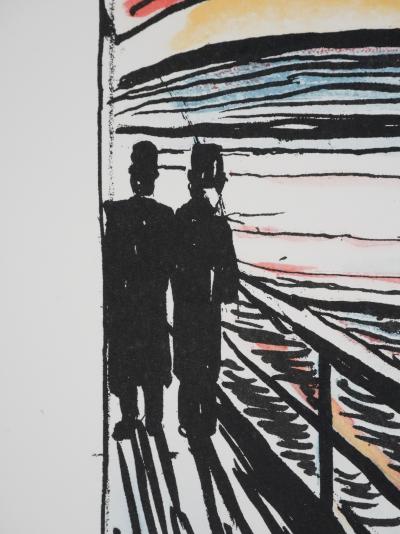 Edvard MUNCH : Le Cri, Lithographie signée 2