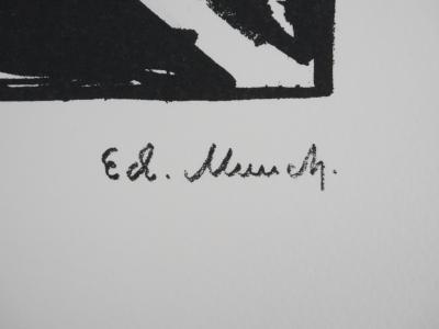 Edvard MUNCH : Le Cri, Lithographie signée 2