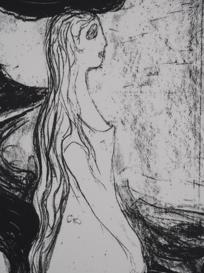 Edvard MUNCH : Les trois âges de la femme, Lithographie signée 2