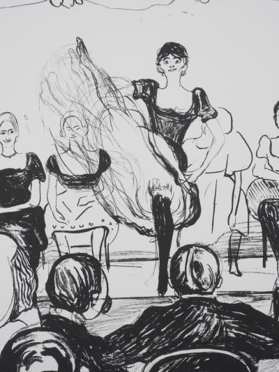 Edvard MUNCH : Cabaret, Lithographie signée 2