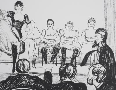 Edvard MUNCH : Cabaret, Lithographie signée 2