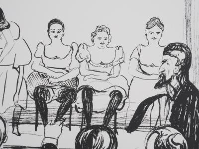 Edvard MUNCH : Cabaret, Lithographie signée 2