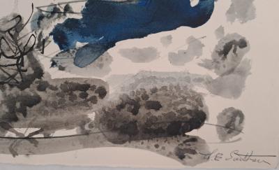 Maurice-Elie Sarthou - Composition - Aquarelle, signée 2