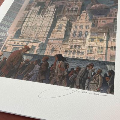 François SCHUITEN, Brussels, a vital dream, offset, 70x50cm, 2026 2