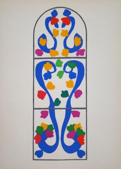 Henri Matisse (d'après) - Vigne, 1958 - Lithographie en couleurs 2