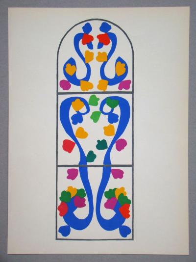 Henri Matisse (d'après) - Vigne, 1958 - Lithographie en couleurs 2