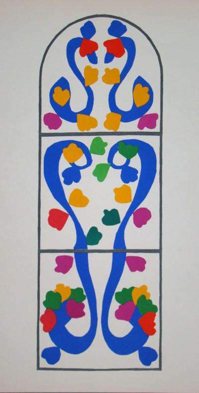 Henri Matisse (d'après) - Vigne, 1958 - Lithographie en couleurs 2