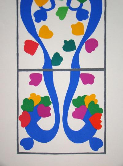 Henri Matisse (d'après) - Vigne, 1958 - Lithographie en couleurs 2