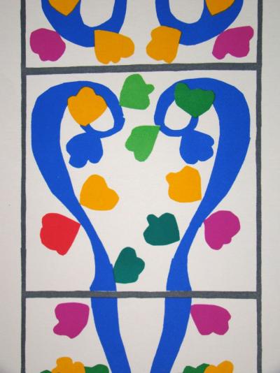Henri Matisse (d'après) - Vigne, 1958 - Lithographie en couleurs 2