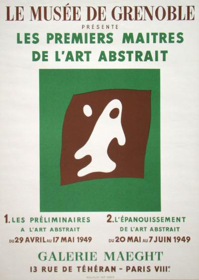 Jean Hans ARP - Yeux et Nez, 1949 - Original exhibition poster 2