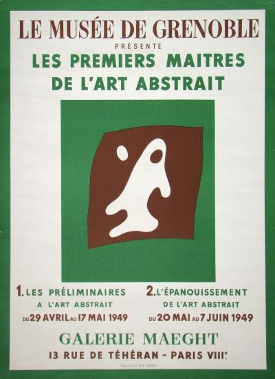 Jean Hans ARP - Yeux et Nez, 1949 - Original exhibition poster 2