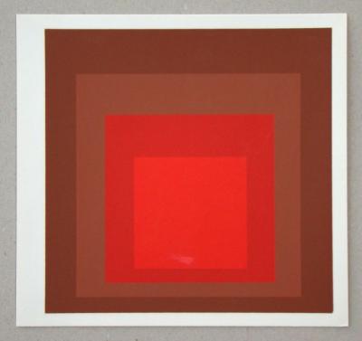 Josef ALBERS (after) - Homage to the Square - R-I d-5, 1977 - Silkscreen print 2