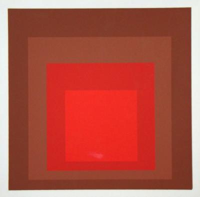 Josef ALBERS (after) - Homage to the Square - R-I d-5, 1977 - Silkscreen print 2