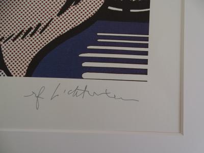 Roy Lichtenstein (d’après) - Fille à bord, lithographie de 1987 2