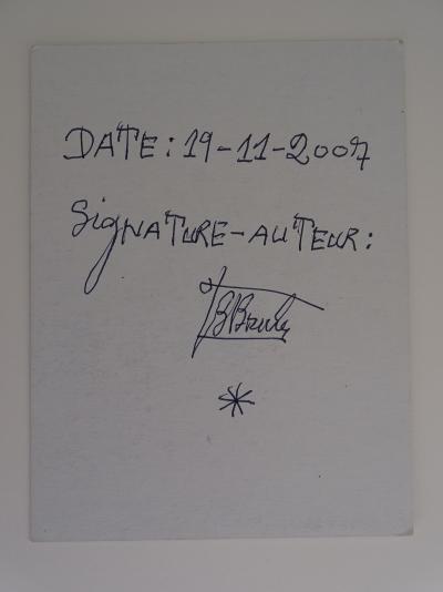 Frédéric Bruly Bouabré - Composition.. Dessin, 2000- Encre et crayons de couleur 2