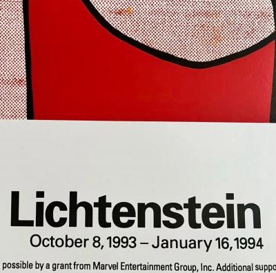 Roy Lichtenstein - The Kiss (Guggenheim), 1993, sérigraphie 2