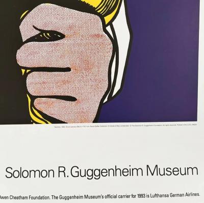 Roy Lichtenstein - The Kiss (Guggenheim), 1993, sérigraphie 2