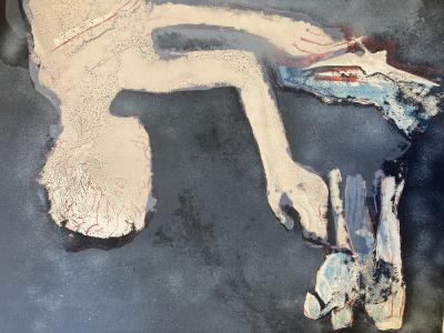 Paul GUIRAMAND - Conversation, lithographie originale signée 2