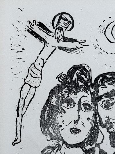 Marc Chagall - Le peintre et sa femme - Gravure sur bois originale - épreuve d’essai 2