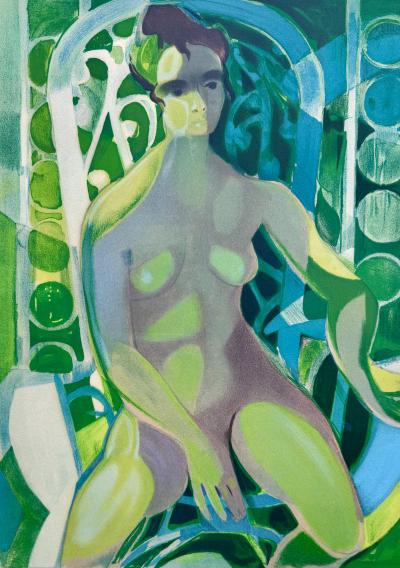 Camille Hilaire - Sensualité, lithographie originale signée crayon 2